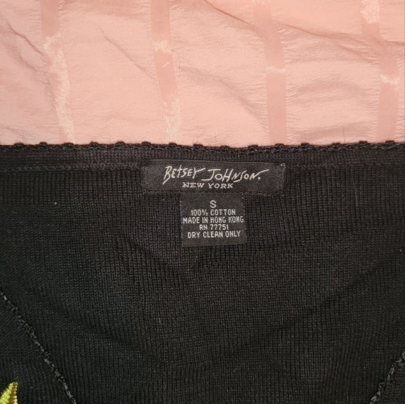 Vintage Betsey Johnson Cherry Cardigan - Picture 3 of 4